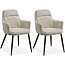 MX Sofa Dining chair Donna - Toffee (set of 2 chairs)