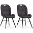 MX Sofa Dining room chair Shelton - Anthracite (set of 2 chairs)