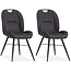 MX Sofa Dining room chair Shelton - Anthracite (set of 2 chairs)