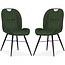 MX Sofa Shelton Dining Chair - Moss (Set of 2 Chairs)