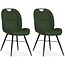 MX Sofa Dining chair Shelton - Moss (set of 2 chairs)