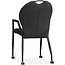 MX Sofa Chaise Frizz - Anthracite (lot de 2 pièces)