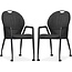 MX Sofa Chair Frizz - Anthracite (set of 2 pieces)