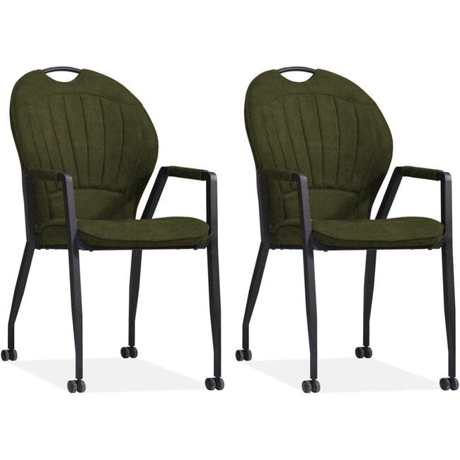 MX Sofa Chair Frizz - Moss (set of 2 pieces)