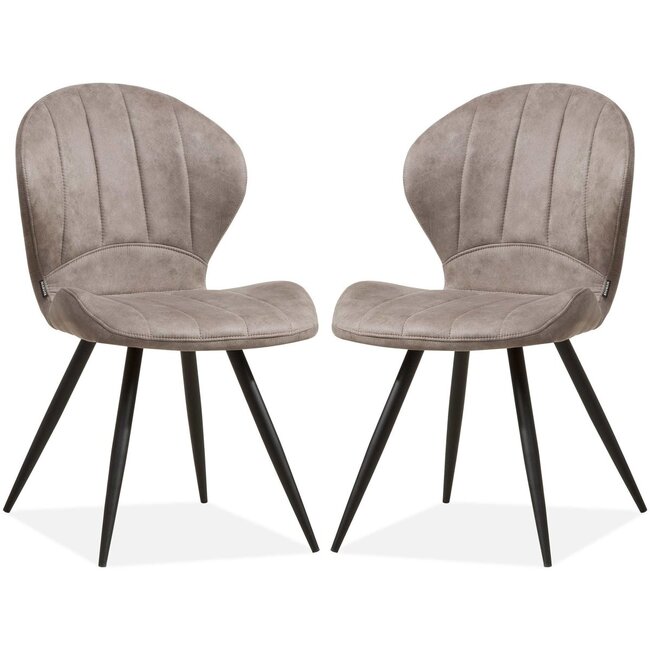MX Sofa Dining room chair Magic - Pebble (set of 2 pieces)