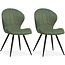 MX Sofa Eetkamerstoel Magic - Olive (set van  2 stuks)