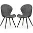 MX Sofa Chaise de salle à manger Magic - Acier (lot de 2 pièces)