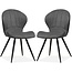 MX Sofa Dining room chair Magic - Steel (set of 2 pieces)