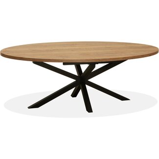 Lamulux Ovale uitschuifbare tafel Vaiana 220 - 280 cm