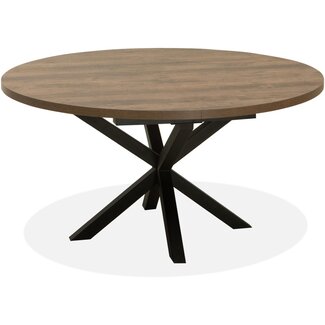 Lamulux Runder ausziehbarer Tisch Isla 140-180 cm