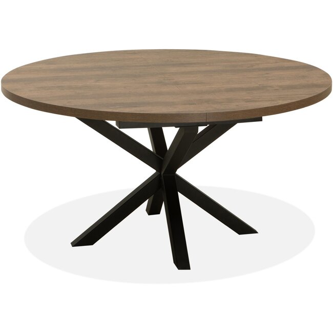 Lamulux Runder ausziehbarer Tisch Isla 120-160 cm