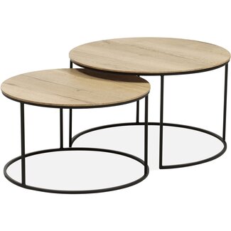 Lamulux Coffee table Windsor (set of 2 round tables)