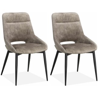 MX Sofa Dining room chair Chili - Clay (set of 2 chairs)