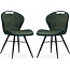 MX Sofa Dining room chair Splash luxor - color: Moss (set of 2 chairs)