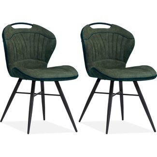 MX Sofa Krzesło do jadalni Splash - Moss (zestaw 2 krzeseł)