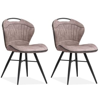 MX Sofa Splash eetkamerstoel - Liver (set van 2 stoelen)