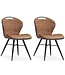 MX Sofa Dining chair Splash - Cognac (set of 2 chairs)