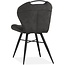 MX Sofa Chaise de salle à manger Splash luxor - Couleur : Anthracite (lot de 2 chaises)