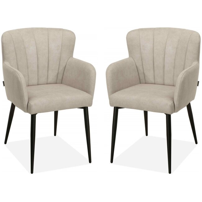 MX Sofa Dining room chair Pedri - Sand (set of 2 pieces)