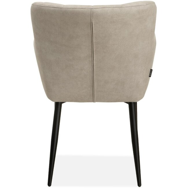 MX Sofa Krzesło do jadalni Pedri - Piasek (zestaw 2 szt.)