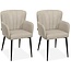 MX Sofa Dining room chair Pedri - Sand (set of 2 pieces)