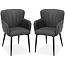 MX Sofa Dining room chair Pedri - Anthracite (set of 2 pieces)
