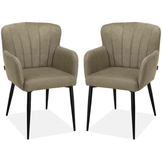 MX Sofa Dining room chair Pedri - Thyme (set of 2 pieces)