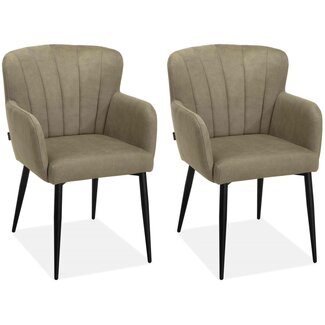 MX Sofa Dining room chair Pedri - Thyme (set of 2 pieces)