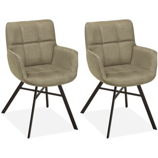MX Sofa Dining room chair Marcon - Thyme (set of 2 pieces)