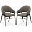 MX Sofa Dining room chair Roma - Mouse (set of 2 pieces)