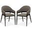 MX Sofa Dining room chair Roma - Mouse (set of 2 pieces)
