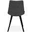 MX Sofa Esszimmerstuhl Pluto - Anthrazit (2er-Set)