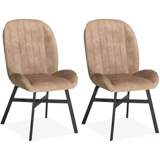 MX Sofa Chaise de salle à manger Canberra-B3 - lot de 2 chaises