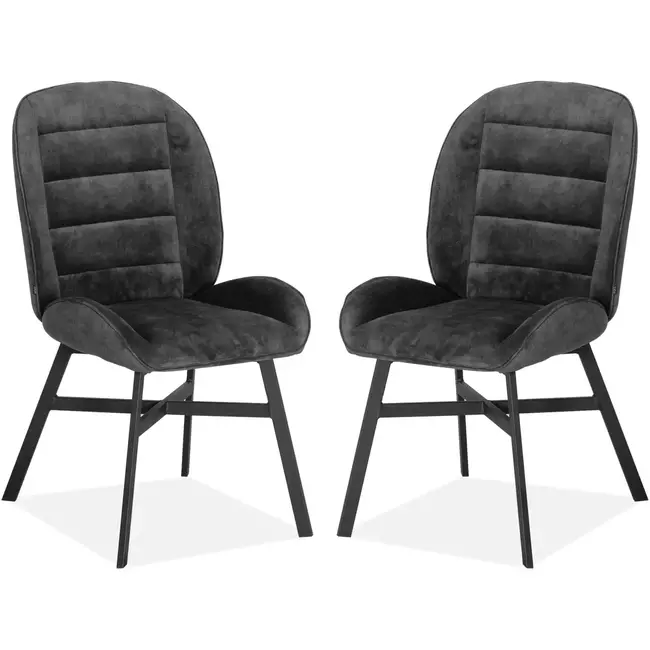 MX Sofa Chaise de salle à manger Canberra-A3 - lot de 2 chaises
