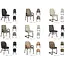 MX Sofa Chaise de salle à manger Canberra-C3 - lot de 2 chaises