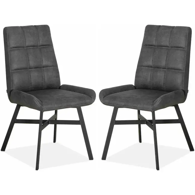 MX Sofa Eetkamerstoel Brisbane-C3 - set van 2 stoelen