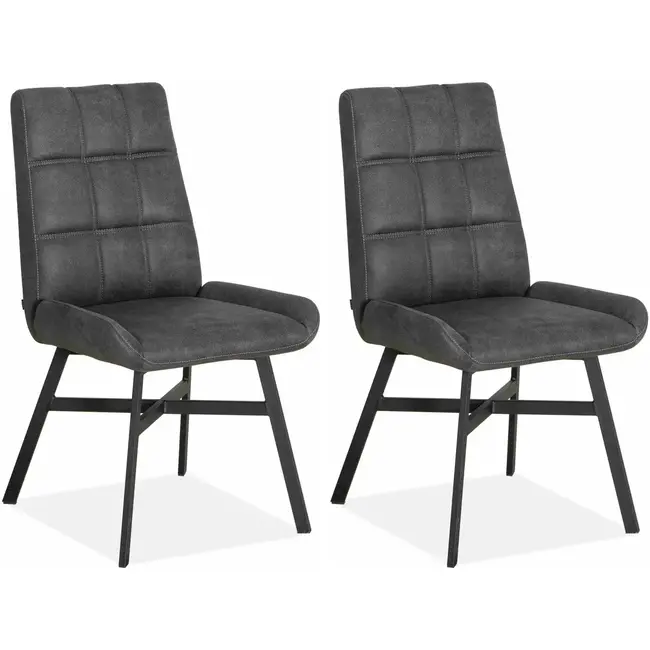 MX Sofa Eetkamerstoel Brisbane-C3 - set van 2 stoelen