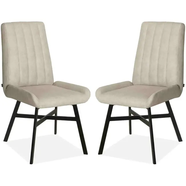 MX Sofa Chaise de salle à manger Brisbane-B3 - lot de 2 chaises