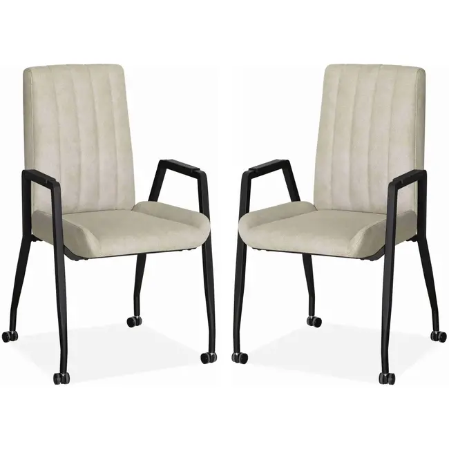 MX Sofa Chaise de salle à manger Brisbane-B2 - lot de 2 chaises