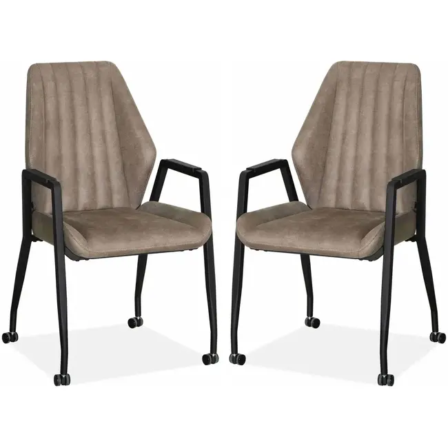 MX Sofa Eetkamerstoel Albany-B2 - set van 2 stoelen