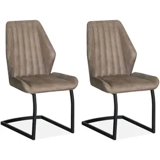 MX Sofa Eetkamerstoel Albany-B1 - set van 2 stoelen