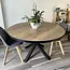 Lamulux Table ronde extensible Isla 120-160 cm