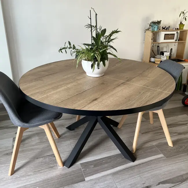 Lamulux Round extendable table Isla 140-180 cm