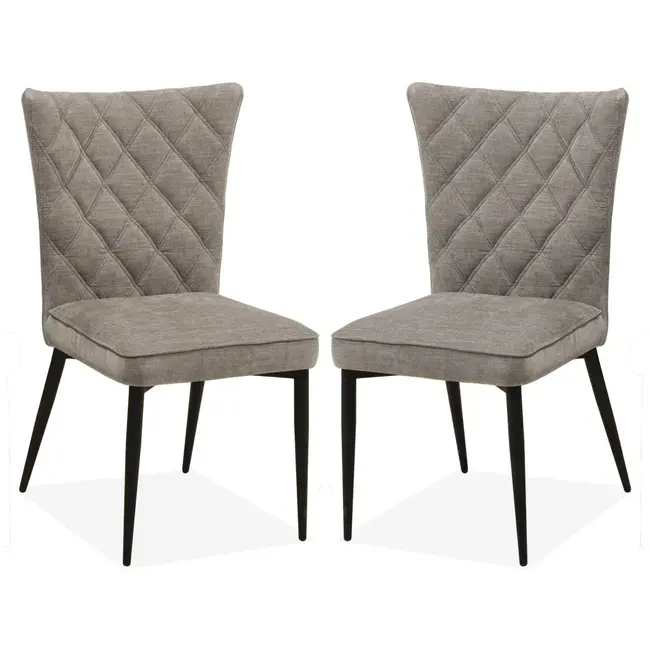 MX Sofa Eetkamerstoel Ferry - Ash (set van 2 stoelen)