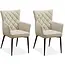 MX Sofa Dining room chair Fleur - Toffee (set of 2 chairs)