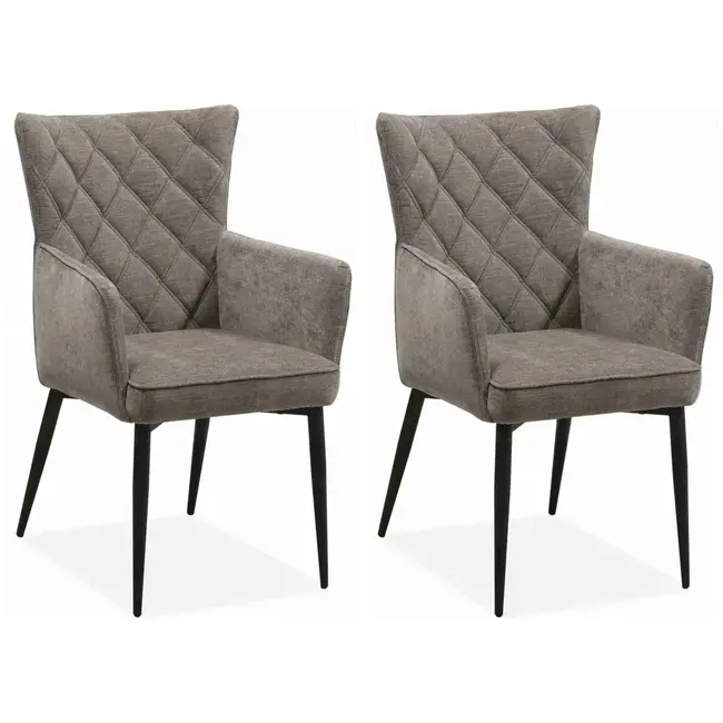 MX Sofa Dining room chair Fleur - Ash (set of 2 chairs)