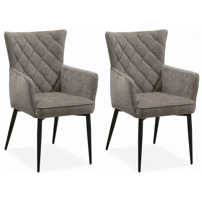 MX Sofa Fleur Dining Chair - Ash (set of 2 chairs)