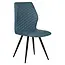 RV Design Eetkamerstoel Razz - Crest Petrol Blauw (set van 4 stoelen)