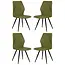 RV Design Eetkamerstoel Razz - Crest Groen (set van 4 stoelen)