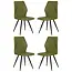 RV Design Krzesło do jadalni Razz - Crest Green (zestaw 4 krzeseł)